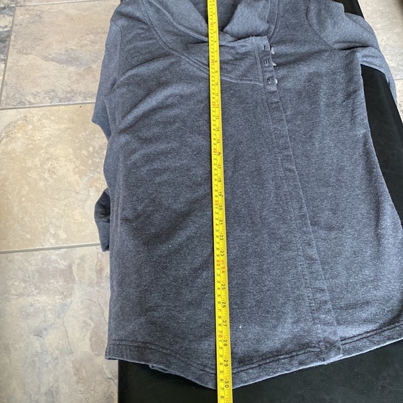 Danskin Wrap/Cardi Dark Grey Size Large - Picture 5 of 11